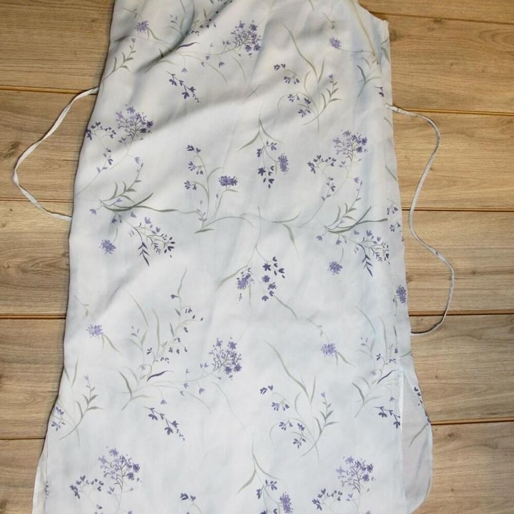 Dressbarn Women's White and Blue Dress